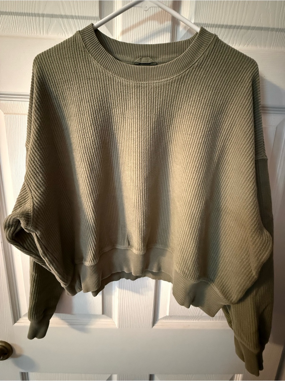 aerie Ribbed Crewneck Sweatshirt